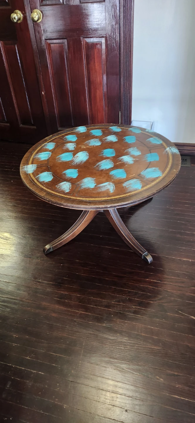 Round Pedestal Accent Table
