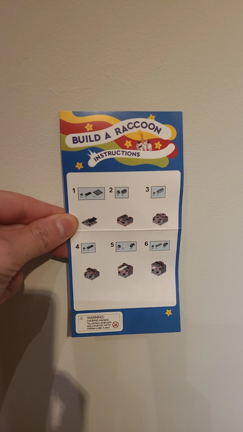 New LEGO Discovery Centre Build a Racoon age 5+