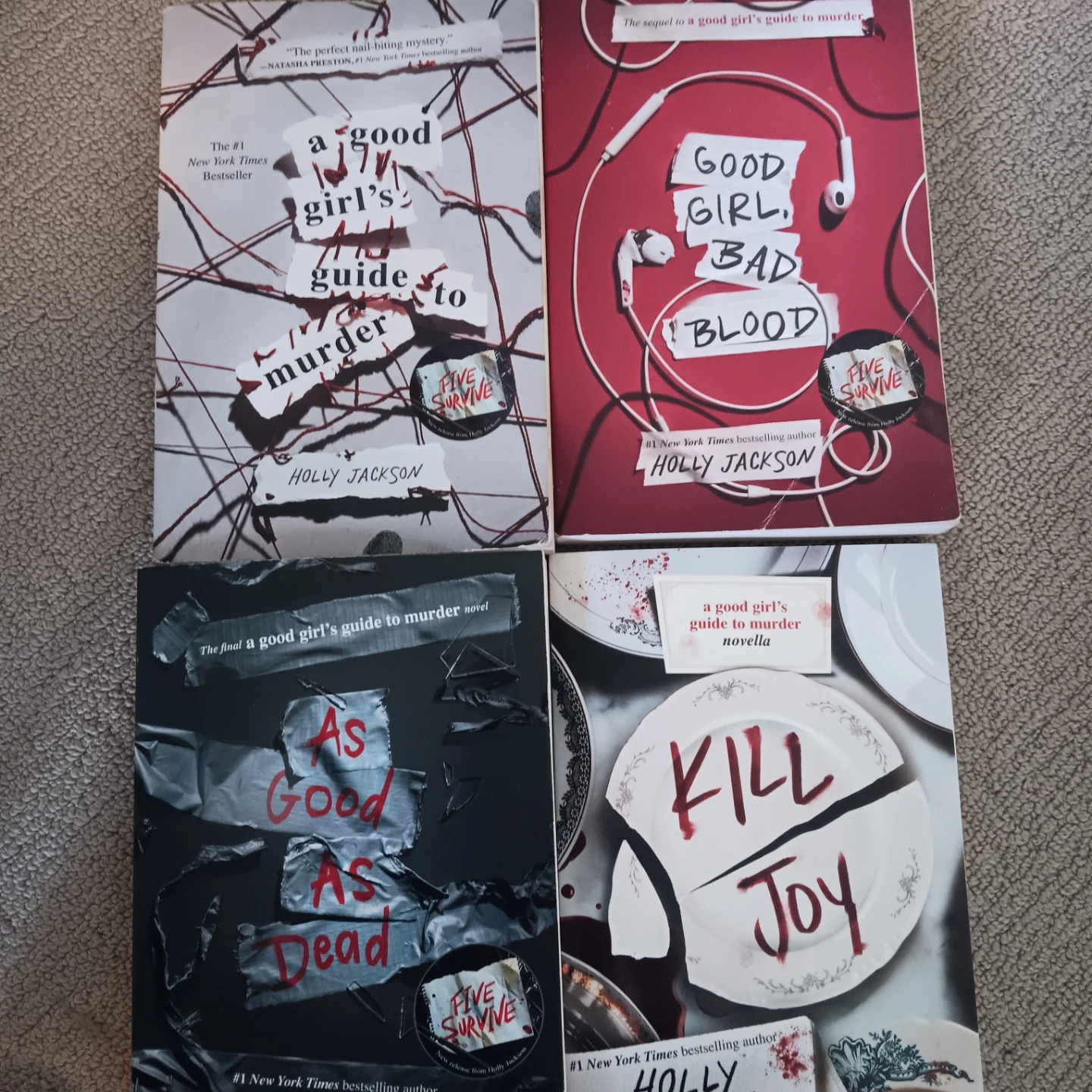 book collection, red queen, a good girls guide to murder - photo 2