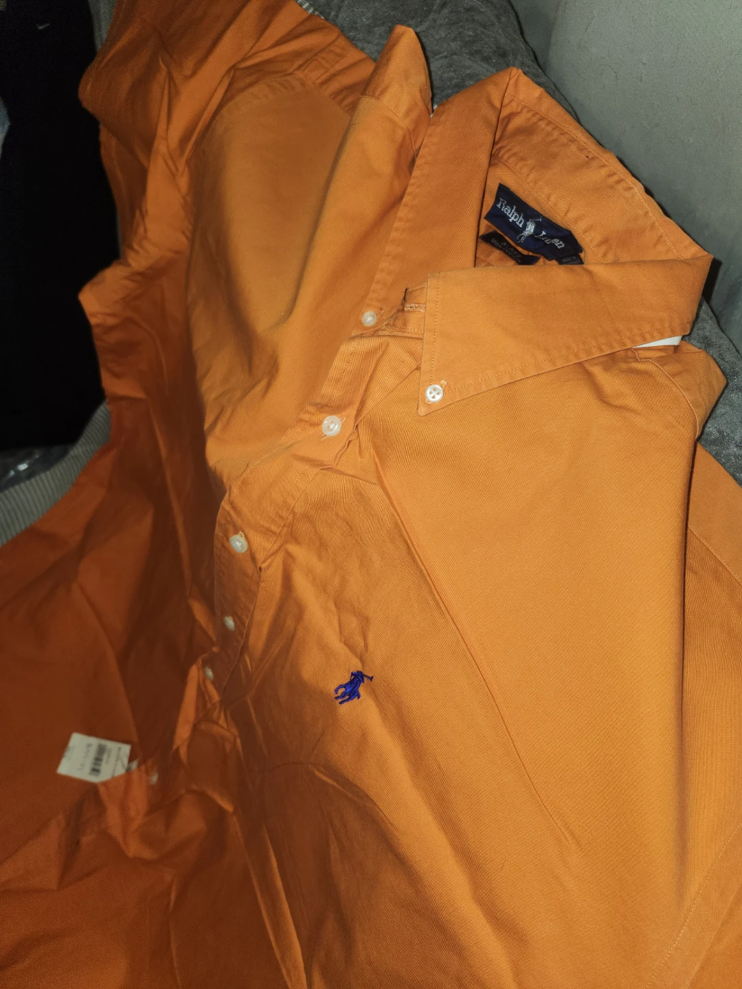 Ralph Lauren Orange Button-Down Shirt - Size XL - photo 3