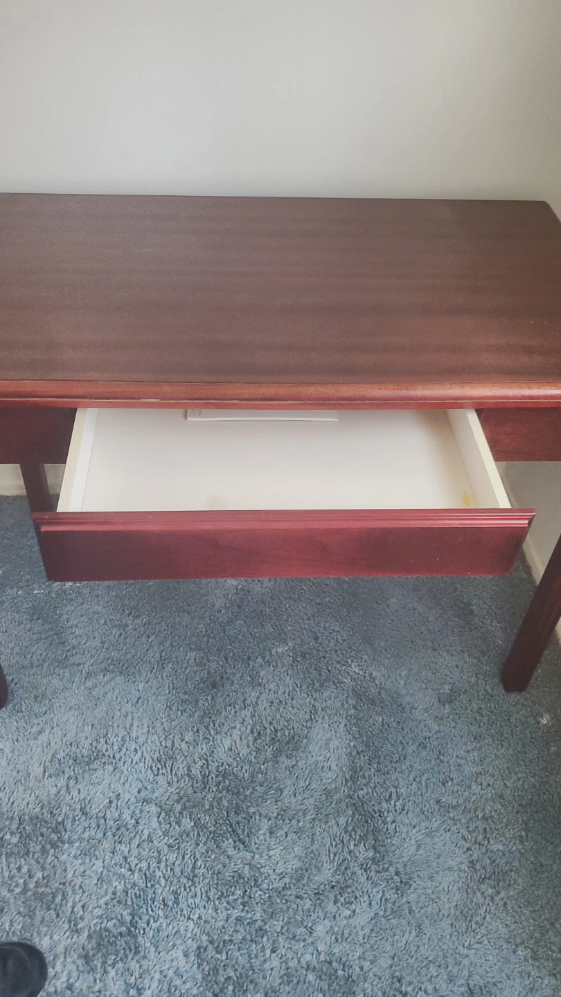 Wooden Desk with Drawer - photo 3
