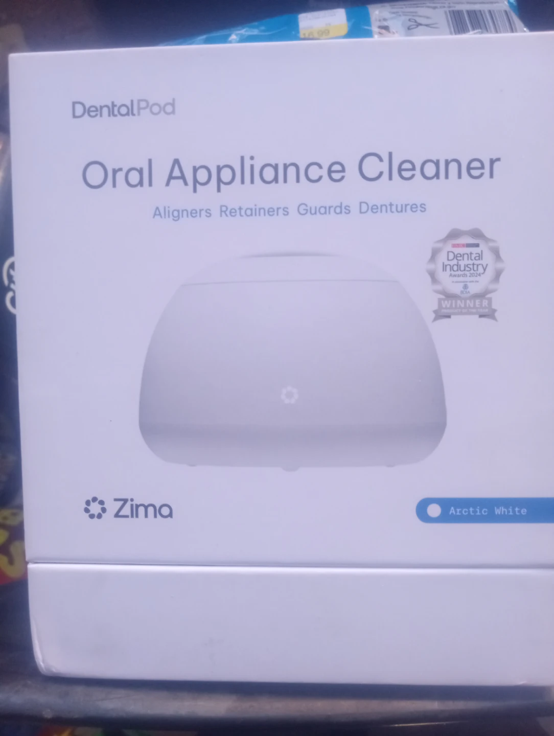 DentalPod Zima Oral Appliance Cleaner - Arctic White