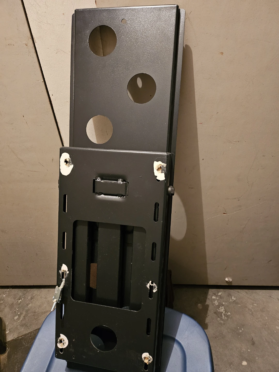 Black Metal Wall Mount Bracket - photo 2