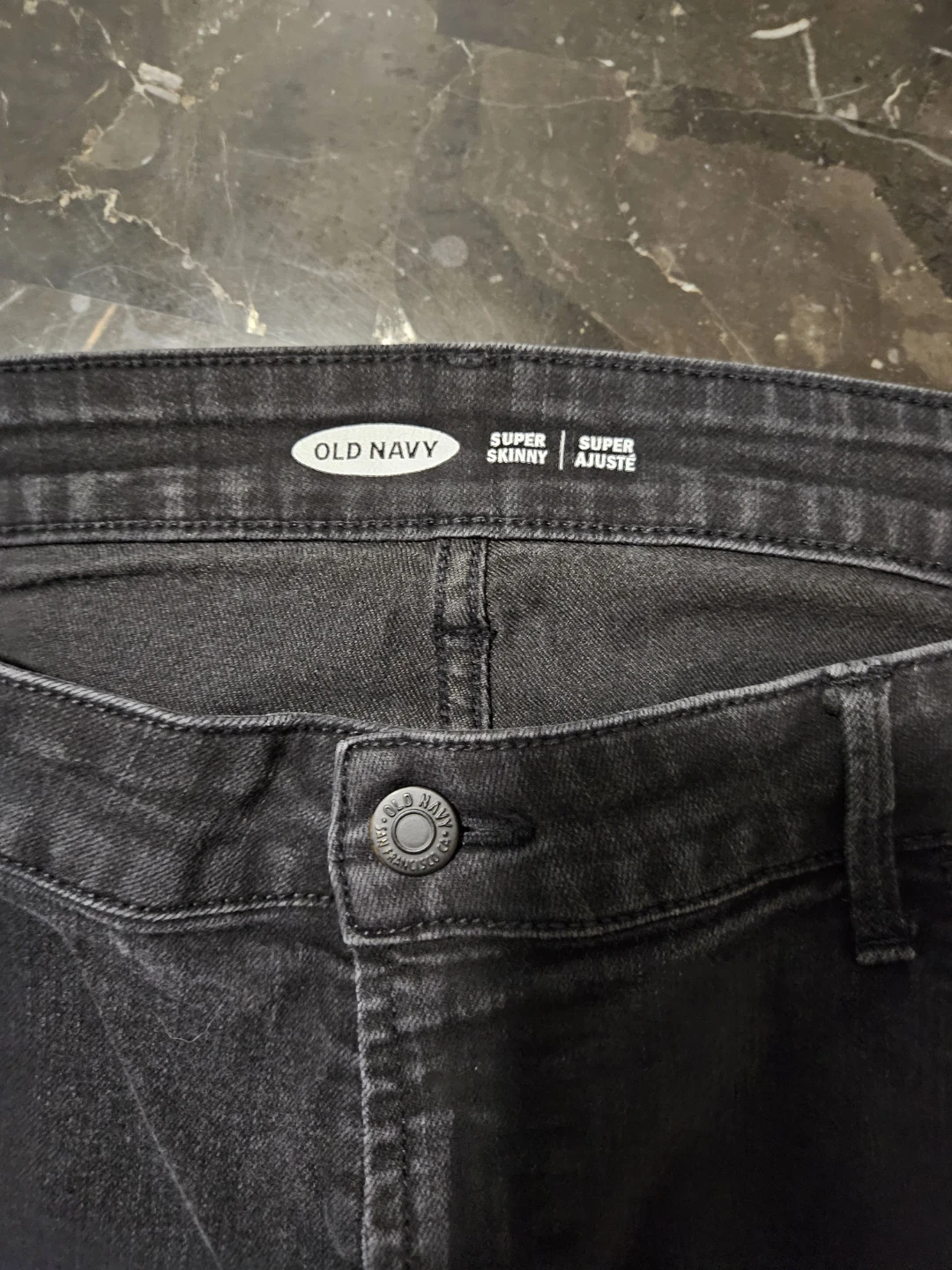 Old Navy Super Skinny Black Jeans Size 14 - photo 3