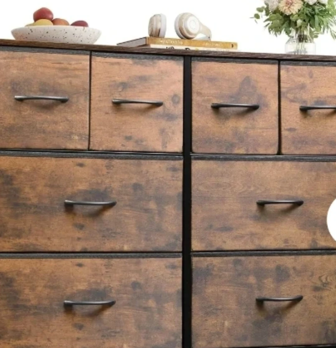 8-Drawer Dresser with Wood-Look Fabric Drawers - photo 2