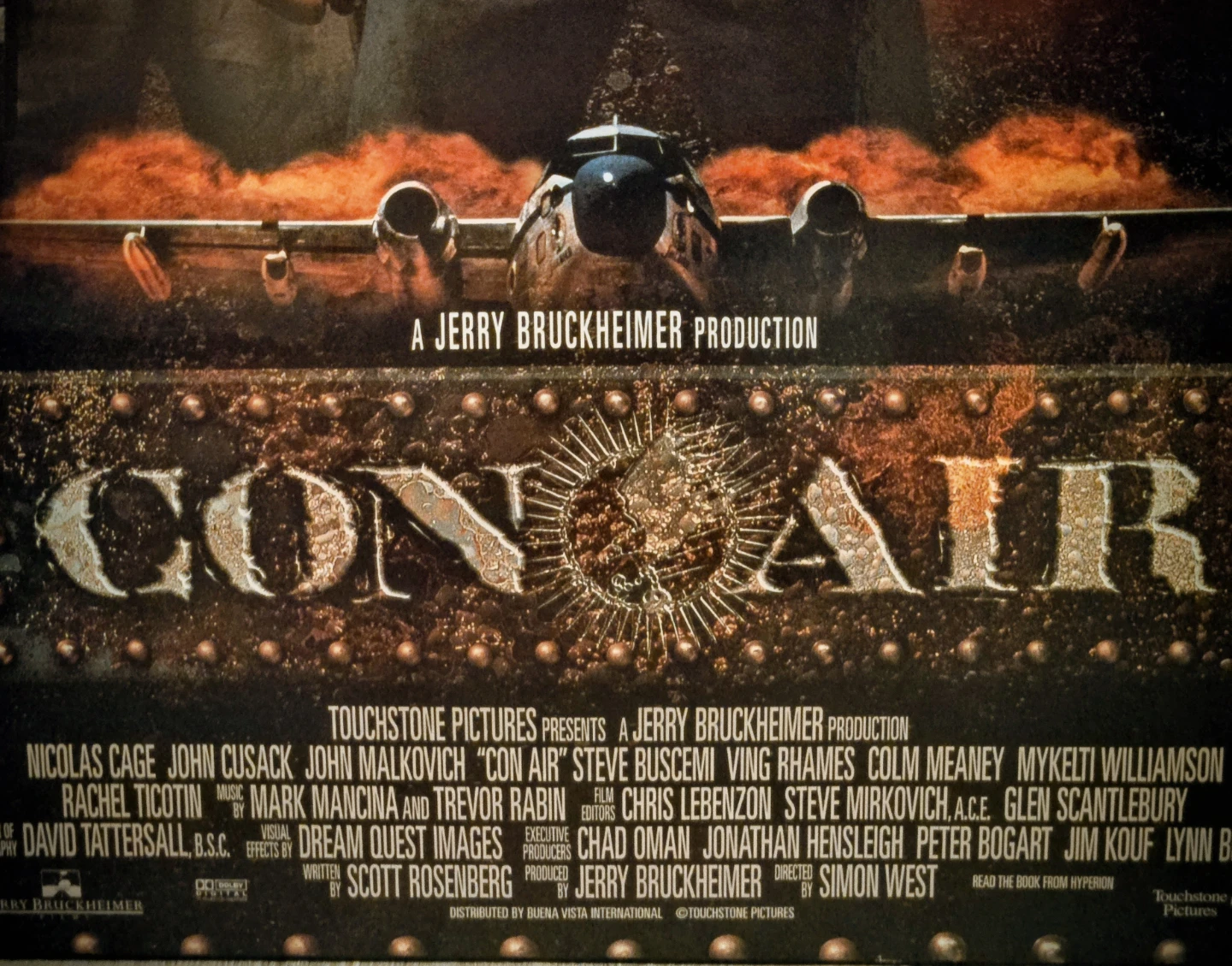 Con Air Original 1997 Movie Poster 27 x 40 Plak Mount - photo 3