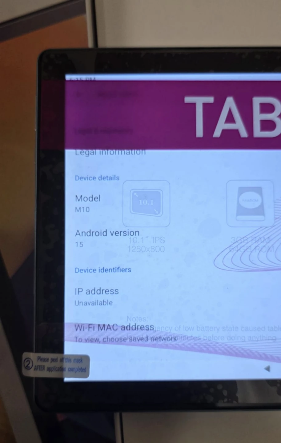 Tablet TAB 10 MAX with Keyboard