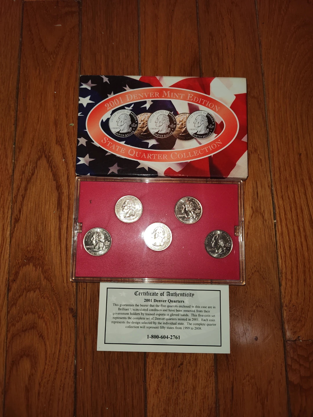 2001 Denver Mint State Quarter Collection