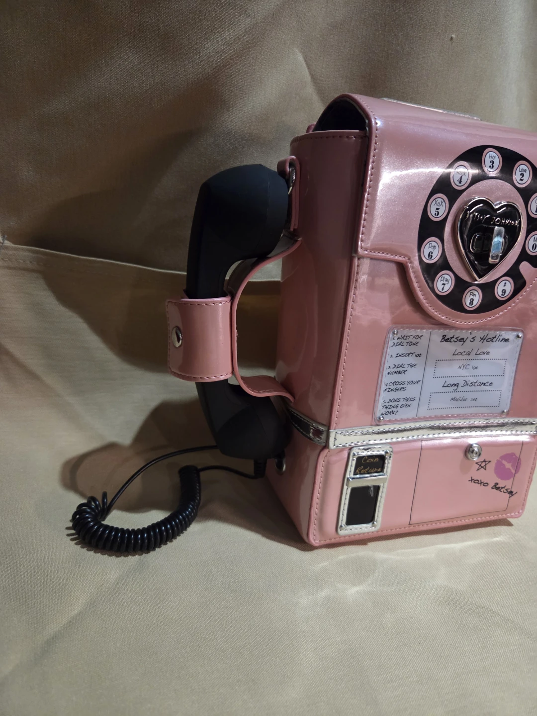 Betsy JohnsonPayphone  Crossbody Bag missing strap - photo 3