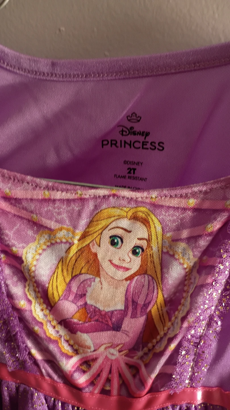 Disney Princess Rapunzel Nightgown Size 2T - photo 2