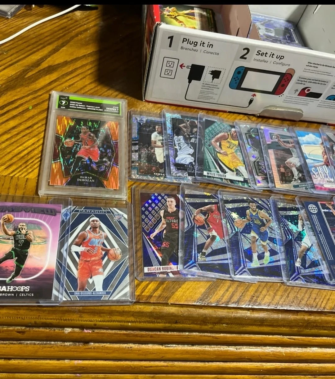 Collection of basketball and football tcg 125 cards - photo 3