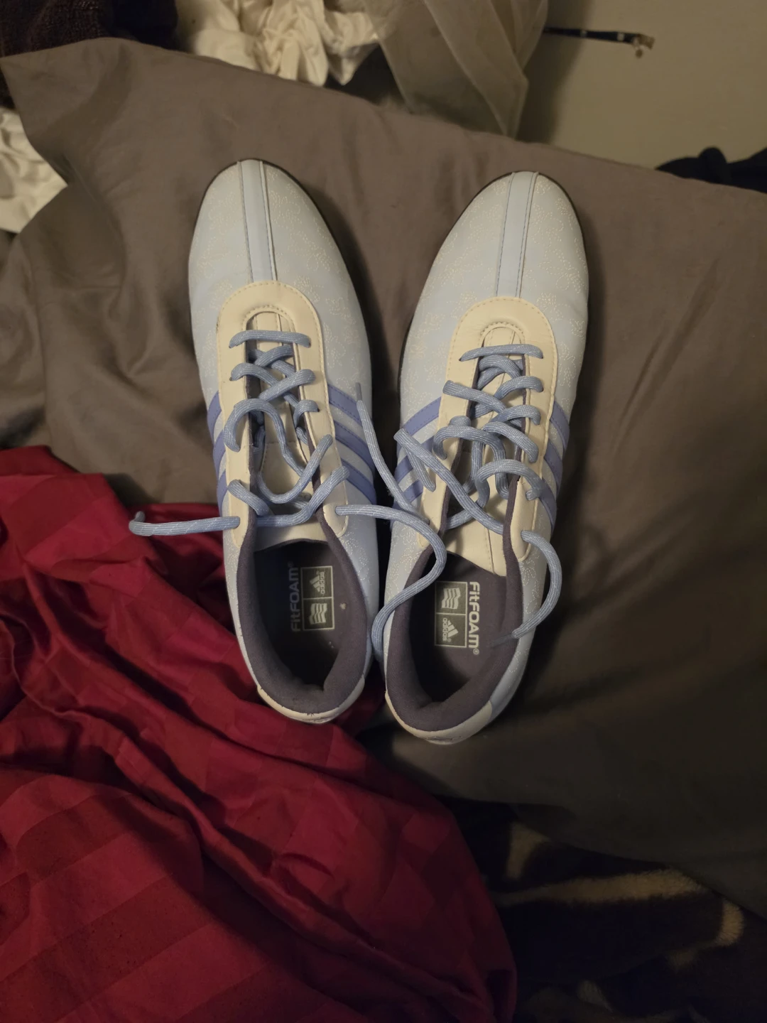 Adidas Women's Golf Shoes Size 10 Light Blue