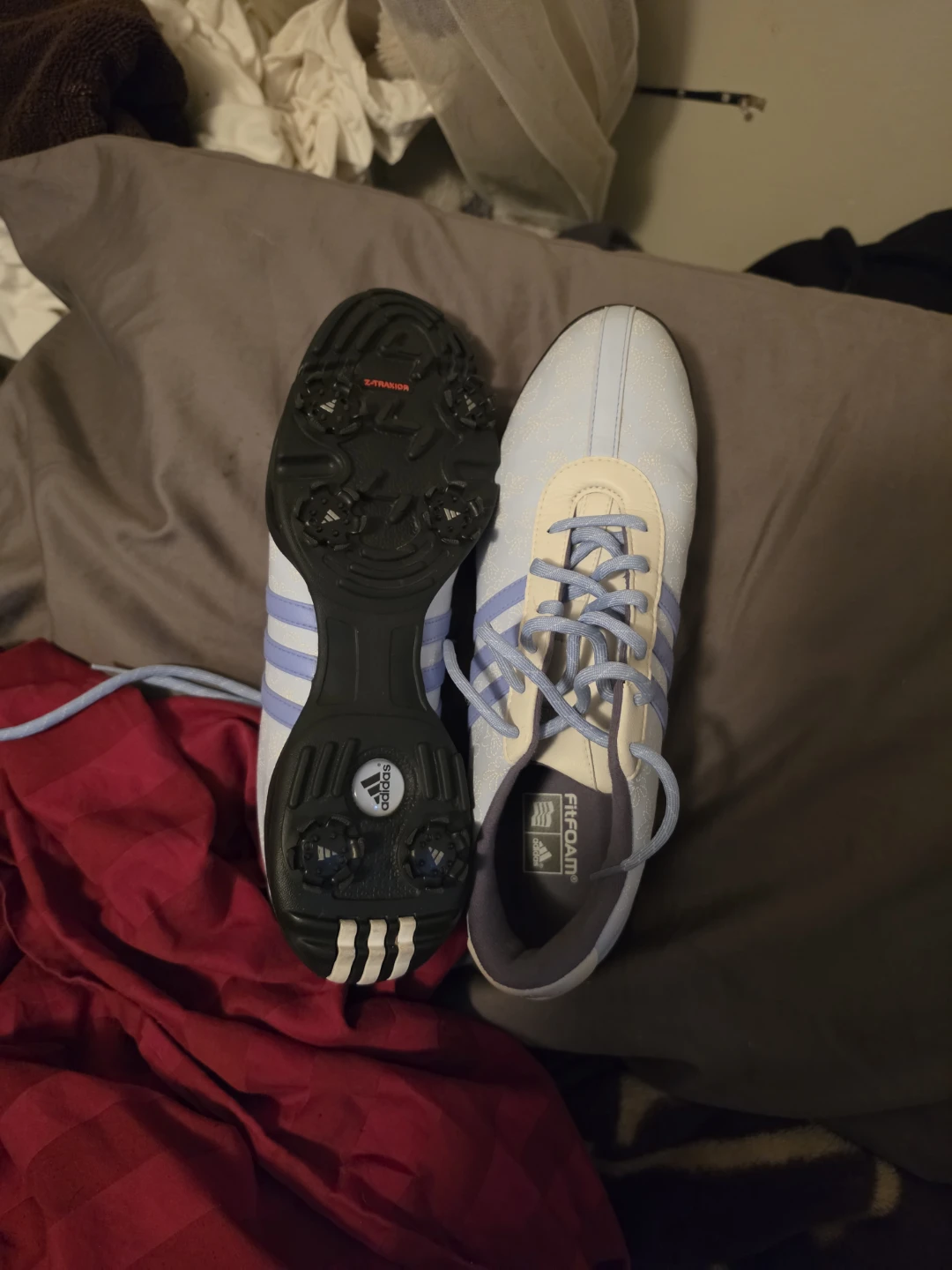 Adidas Women's Golf Shoes Size 10 Light Blue - photo 2