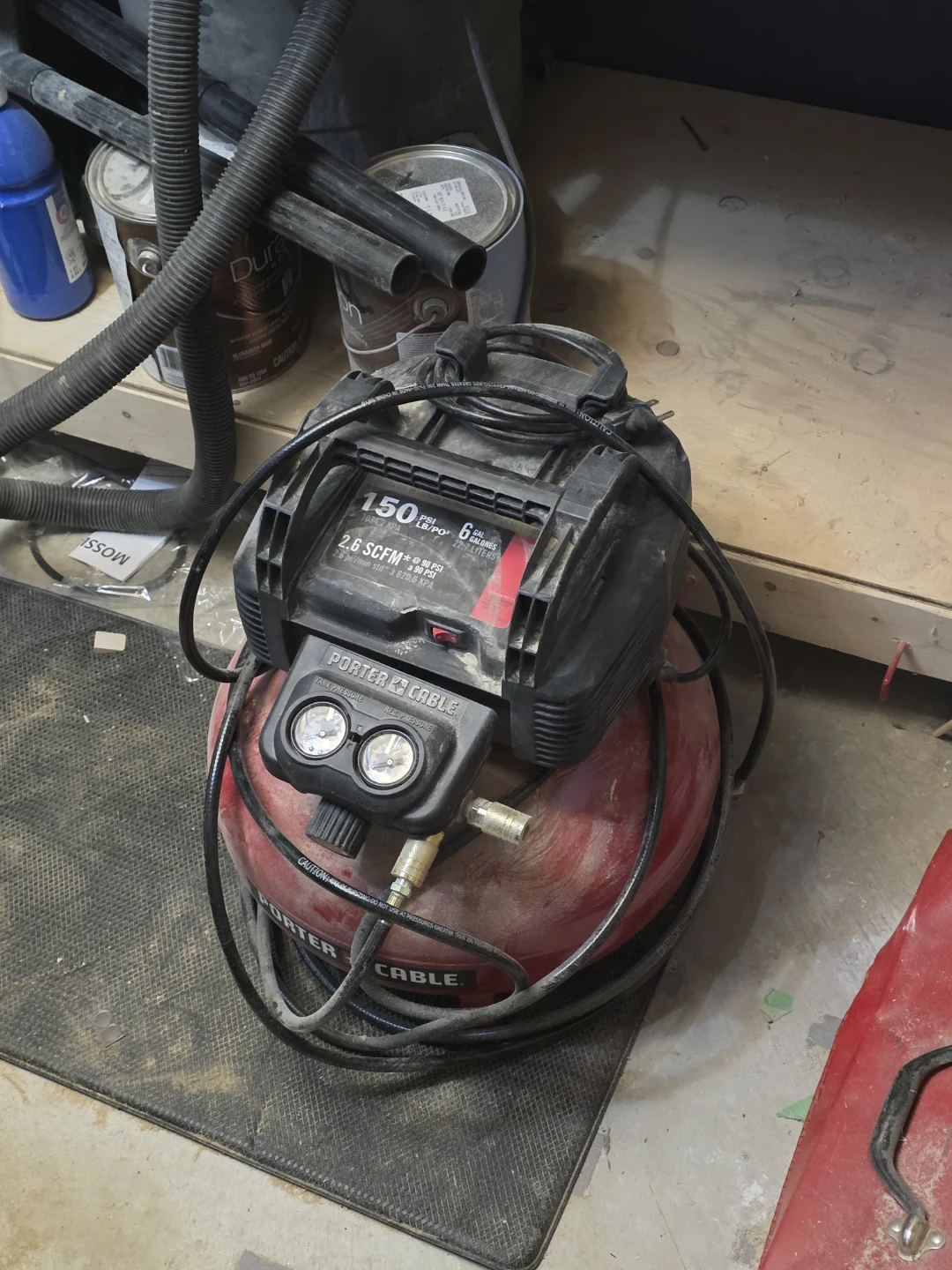 Porter-Cable Air Compressor and Nail Guns