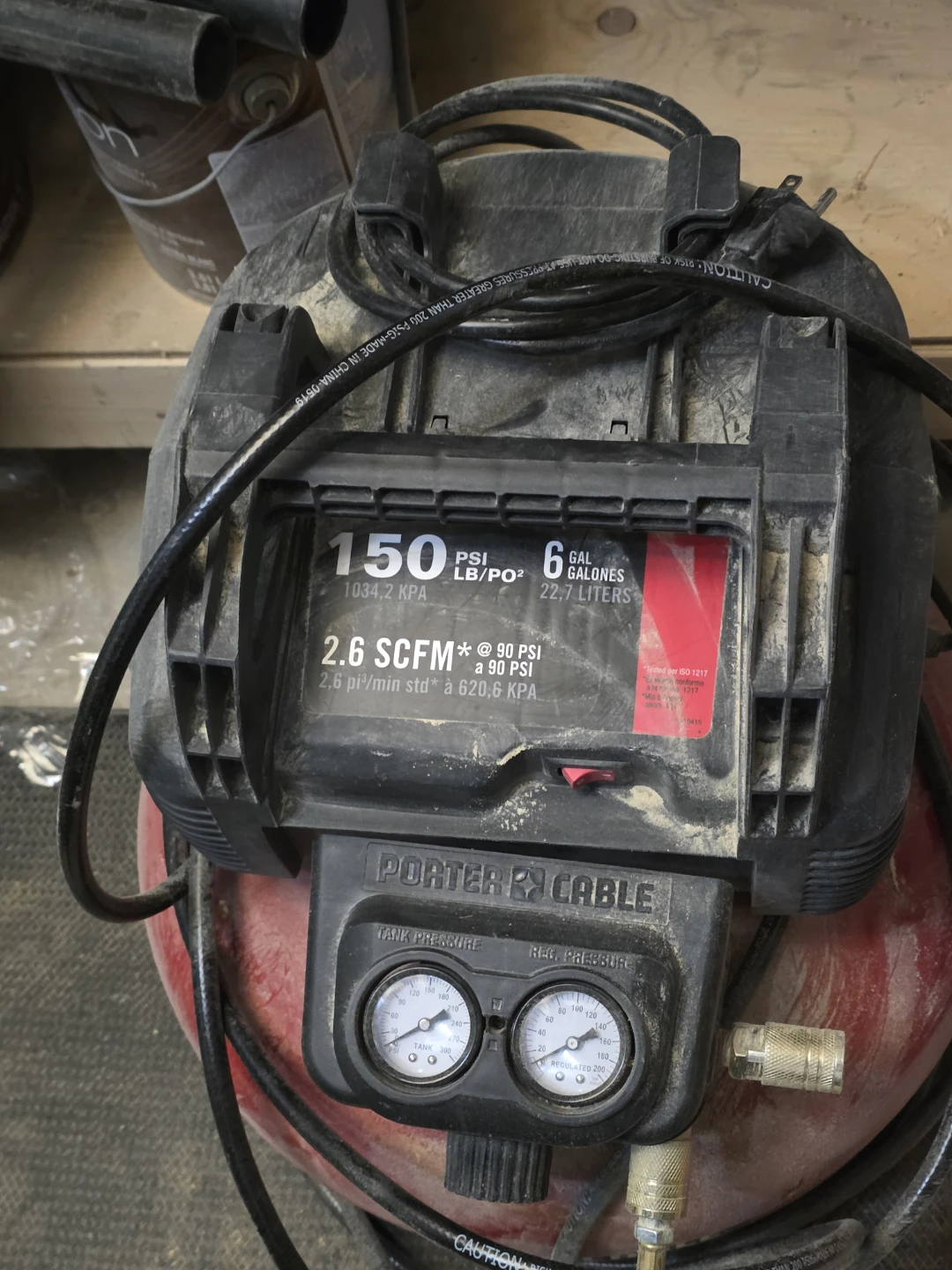 Porter-Cable Air Compressor and Nail Guns - photo 2