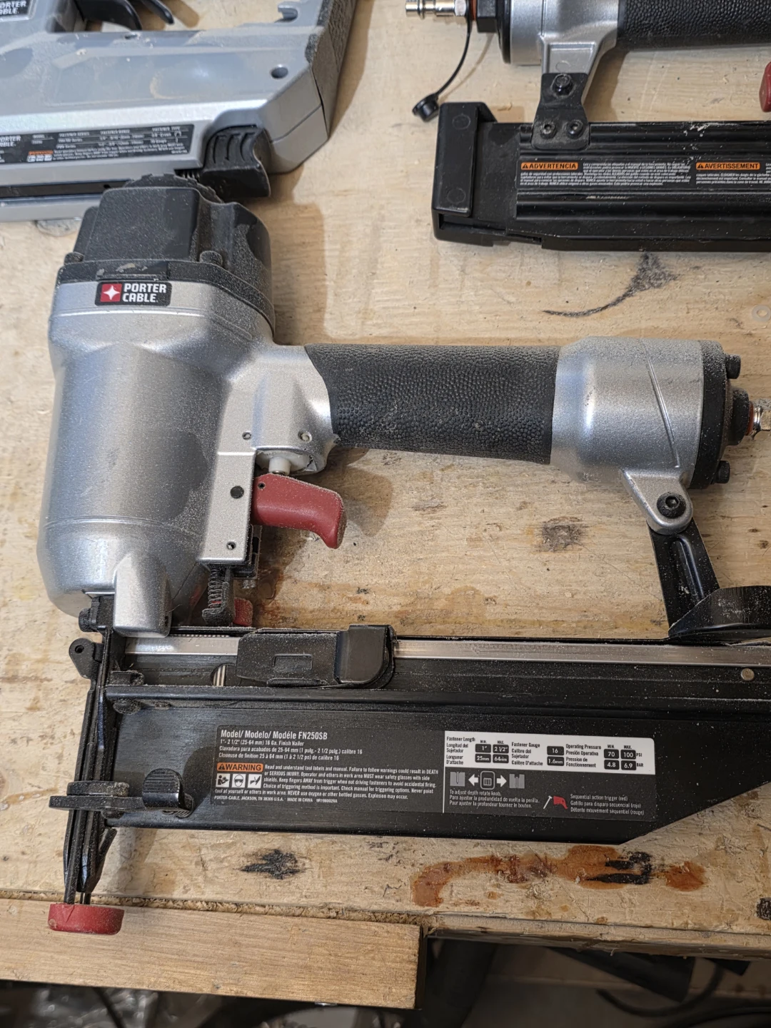 Porter-Cable Air Compressor and Nail Guns - photo 4