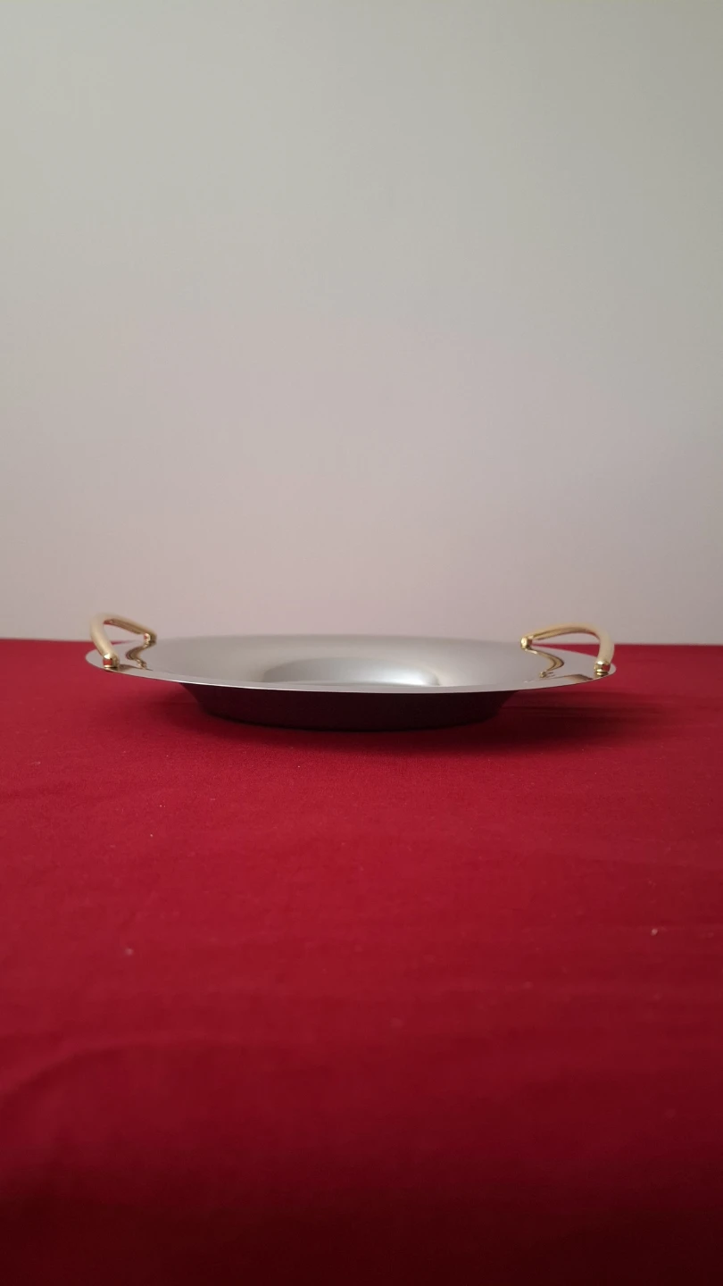 Stainless Steel Tray with Gold Handles - photo 3
