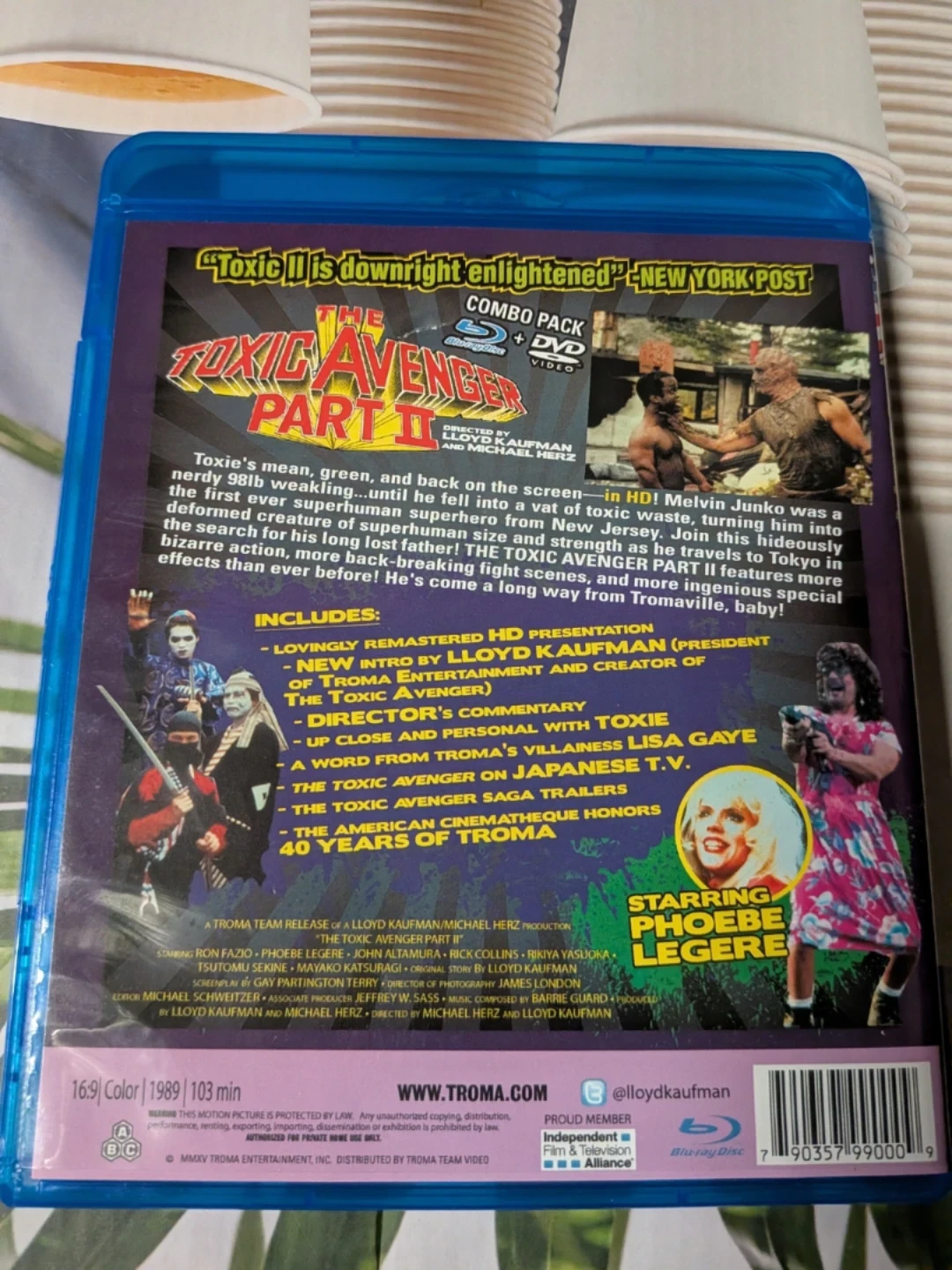 The Toxic Avenger Part II Blu-ray/DVD Combo Pack - photo 2