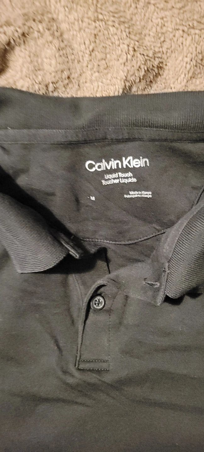 Calvin Klein Liquid Touch Polo Shirt - Medium - photo 2
