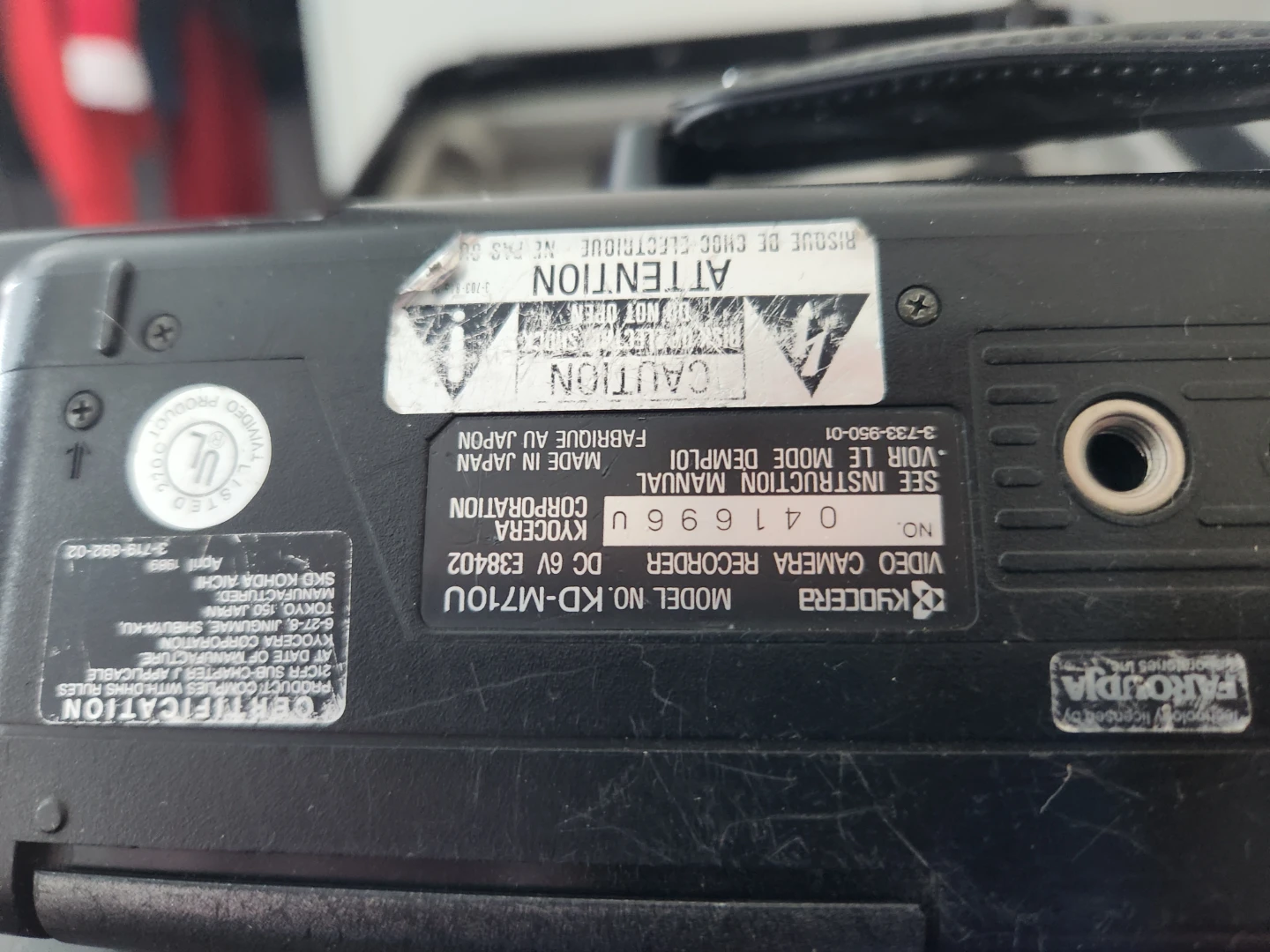 Kyocera Finemovie 8 KD-M710U Camcorder SELL COMPLETE AS IS - photo 3