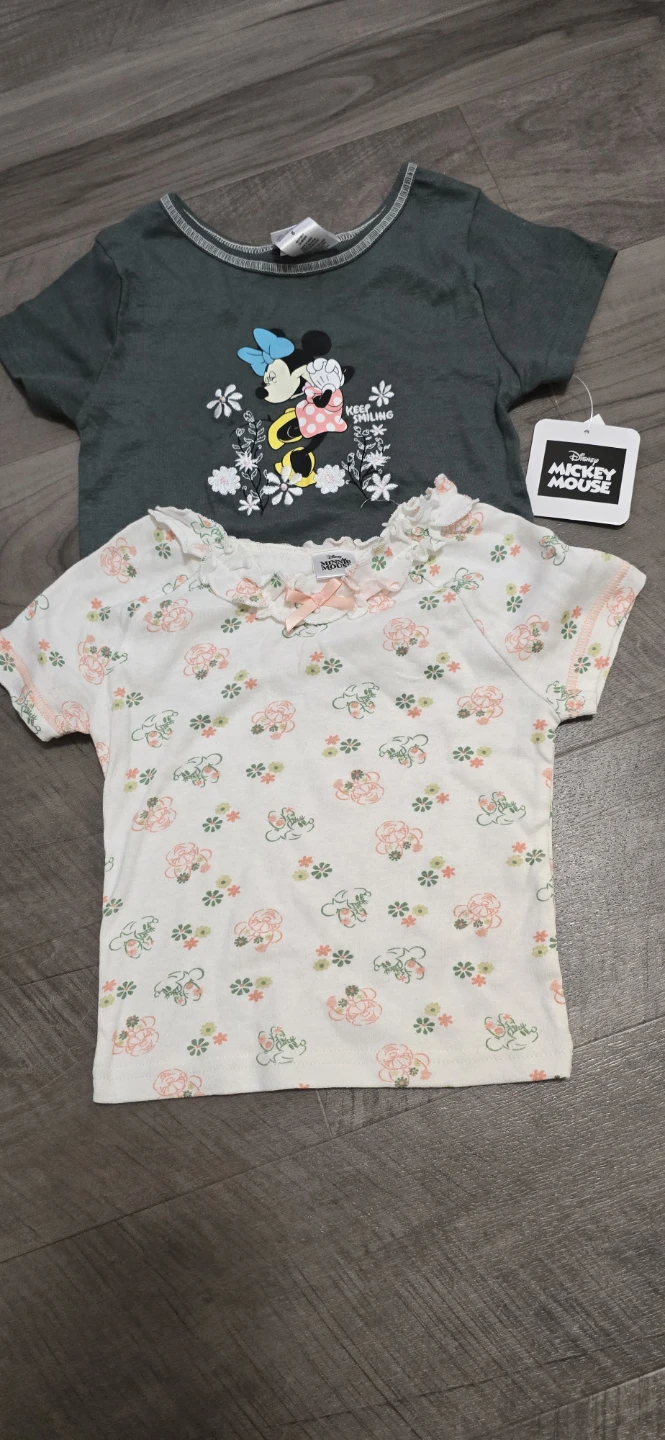 Disney Minnie Mouse T-Shirts - Girls 2 pcs size 5-6T