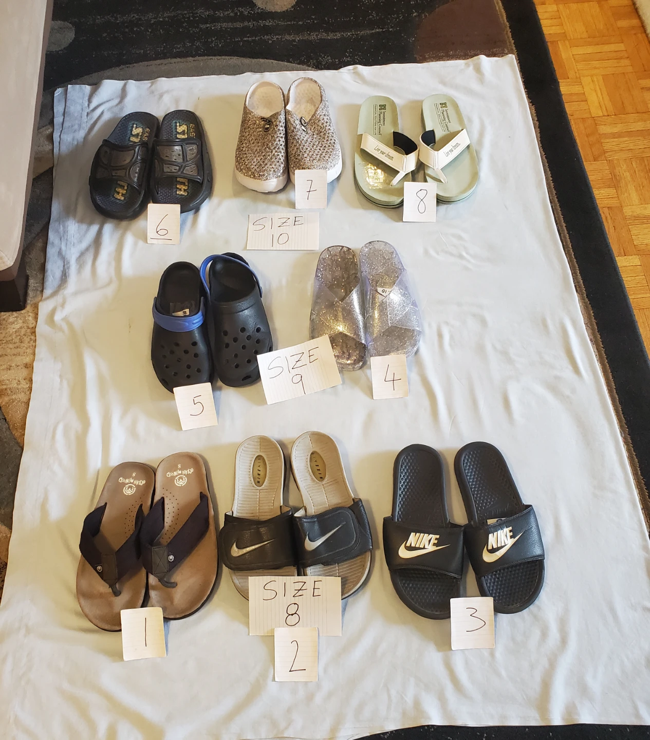 Men's Slippers Size 8/9/10/11/11.5 &12