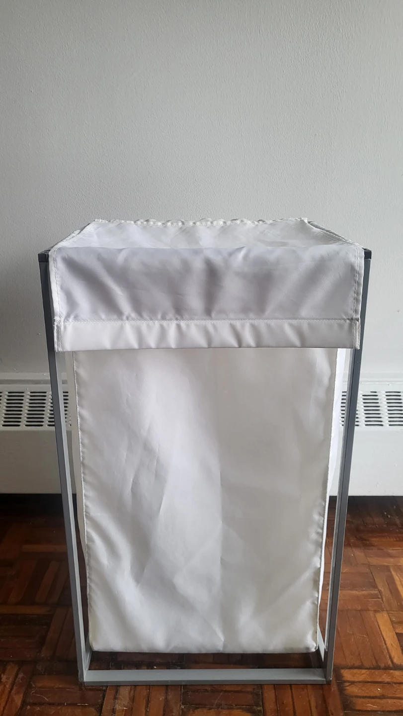 White Laundry Hamper