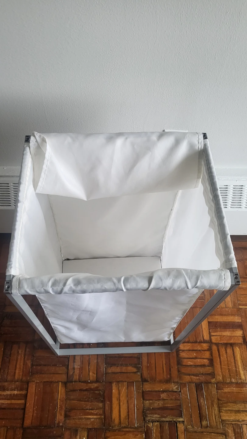 White Laundry Hamper - photo 2