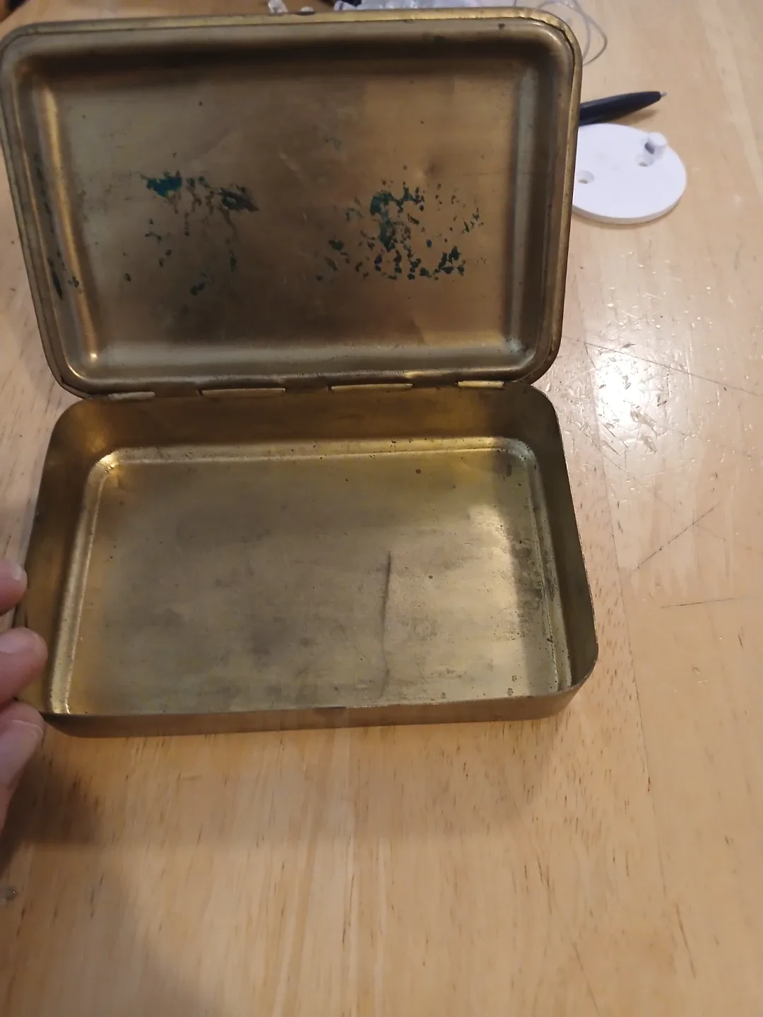 Antique Christmas 1914 Tin Box - photo 2