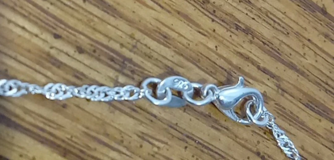 Sterling Silver wave chain - photo 4