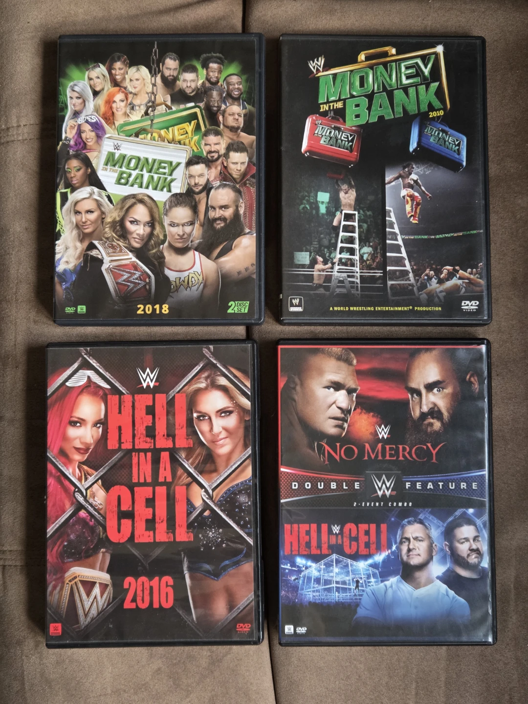 5 WWE dvd bundle