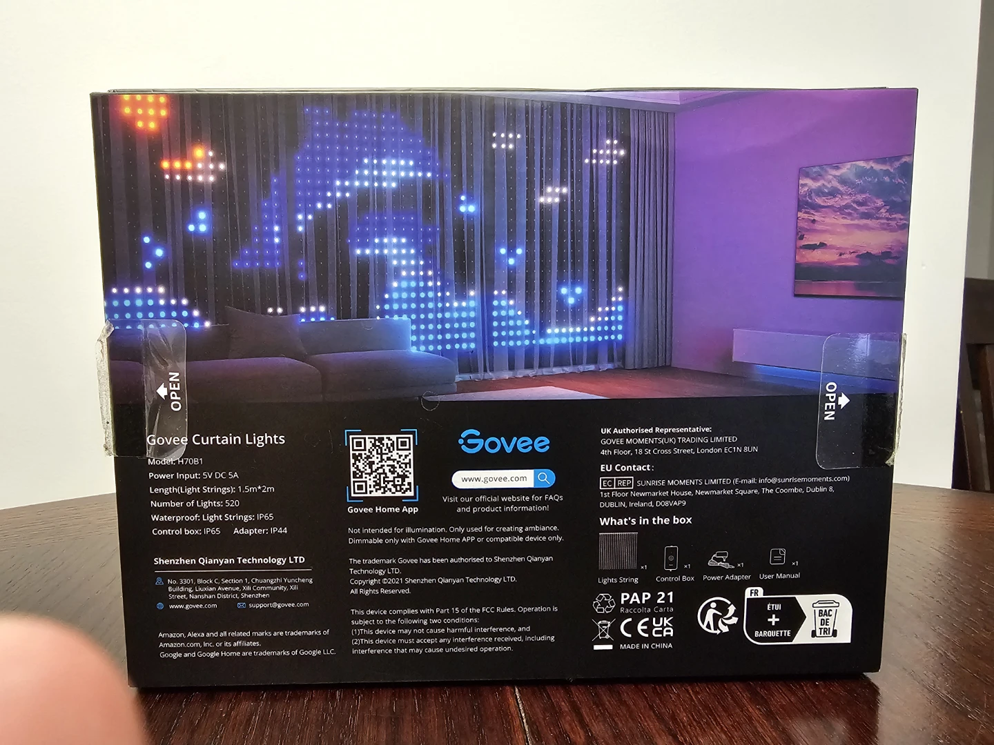 Govee Curtain Lights - Smart LED Curtain Lights - photo 2