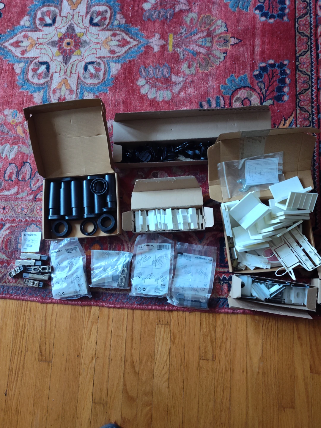 IKEA Utrusta Cabinet Hinges and Hardware Set