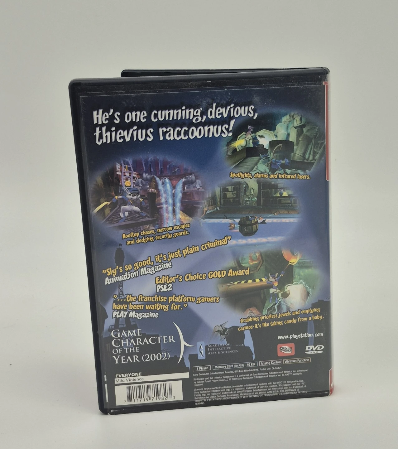 Sly Cooper and the Thievius Raccoonus - PlayStation 2 Game - photo 3