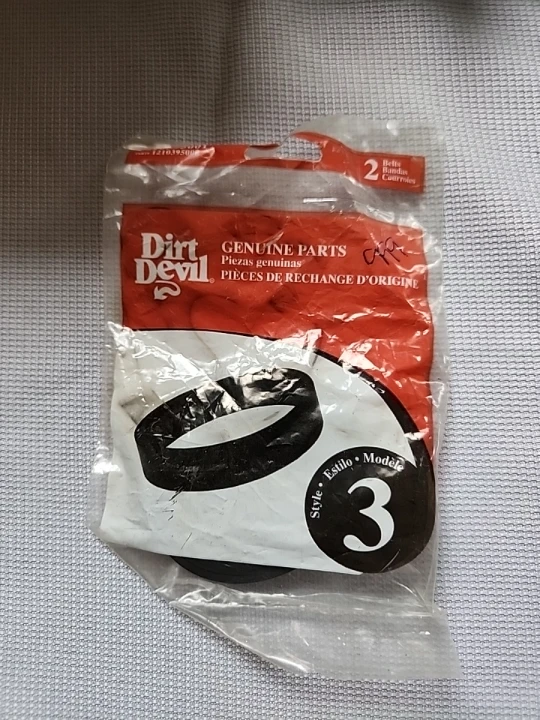 Dirt Devil Genuine Parts Belts Model 3 for Power Pak