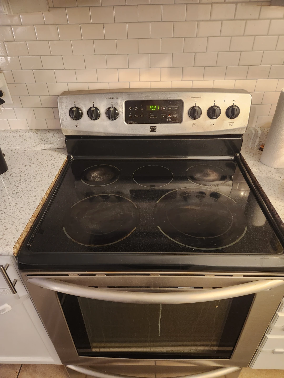 Kenmore Electric Stove with Warming Drawer - photo 4