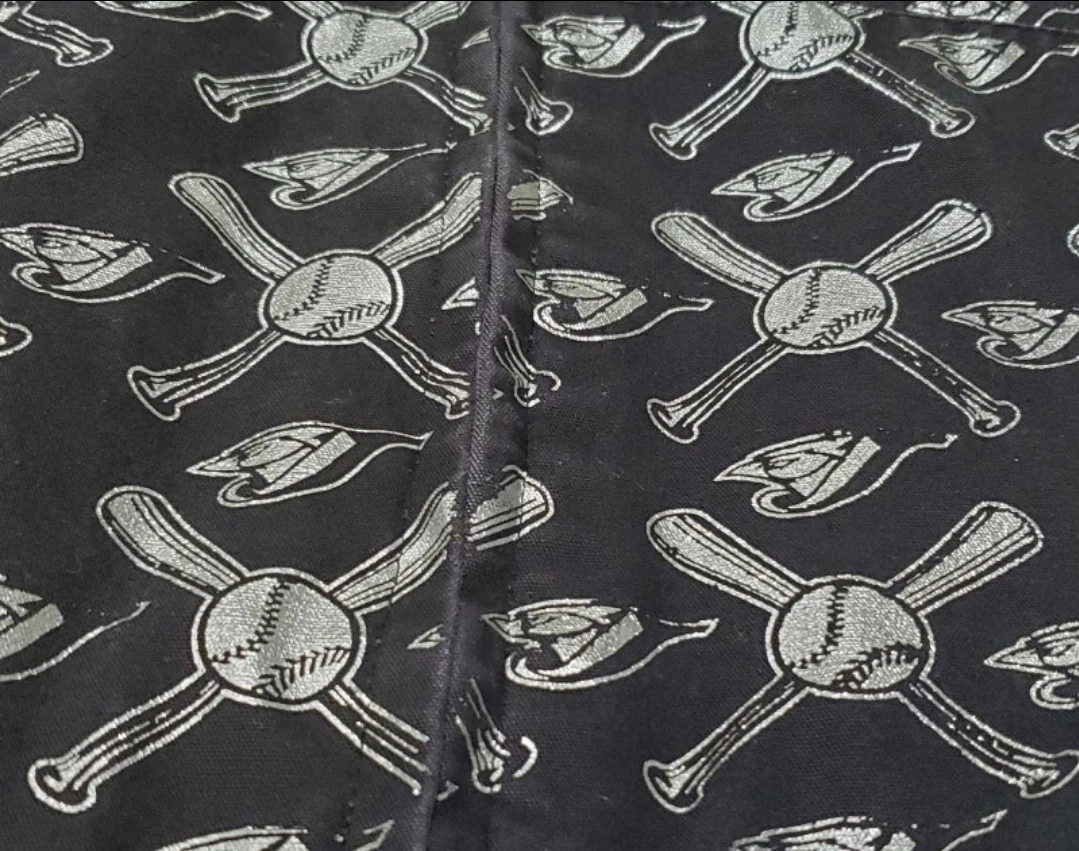 early 2000's blue jays all over print  black sz LG - photo 2