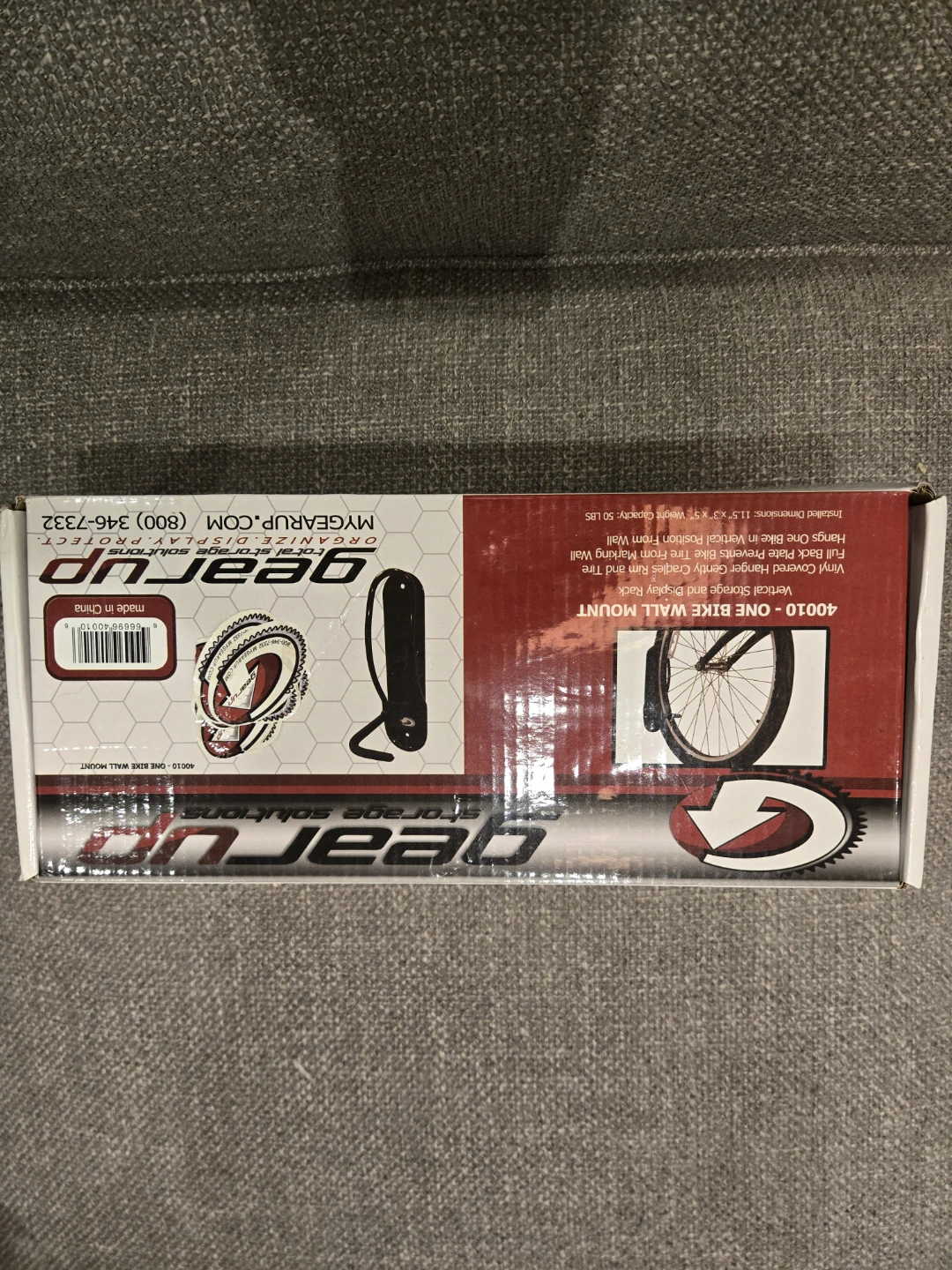 Gear Up 40010 One Bike Wall Mount