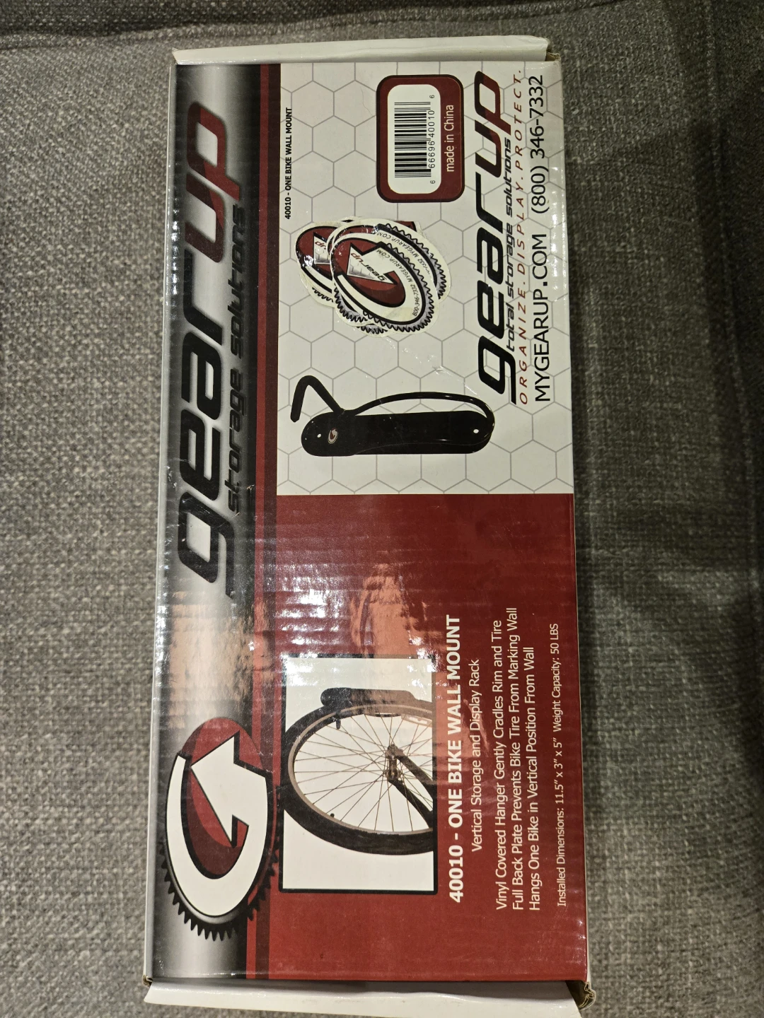 Gear Up 40010 One Bike Wall Mount - photo 2