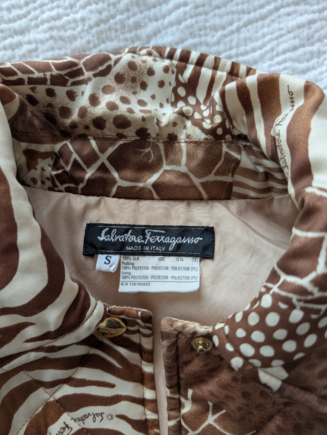 Salvatore Ferragamo Quilted Jacket - photo 2