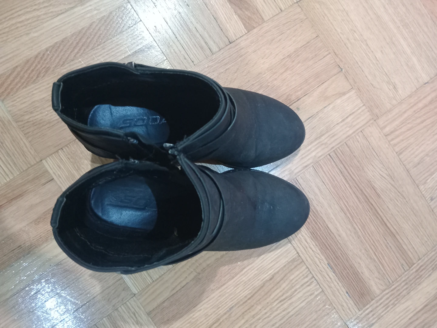 Soda Black Ankle Boots with Straps - photo 2