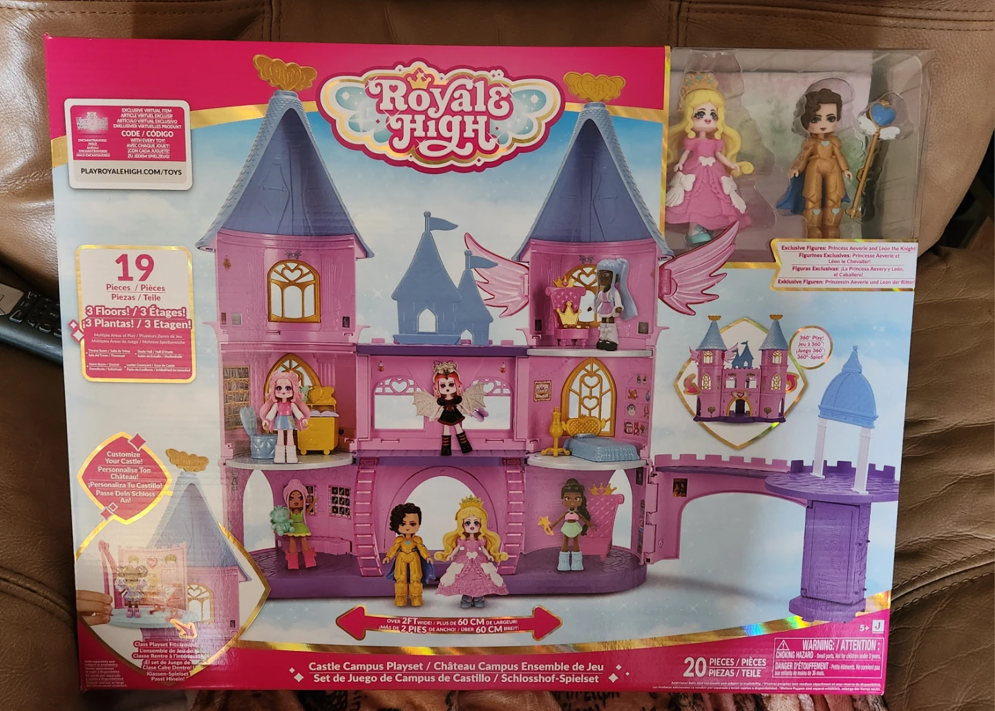 Royale High Castle Campus Playset Opened Box No Code