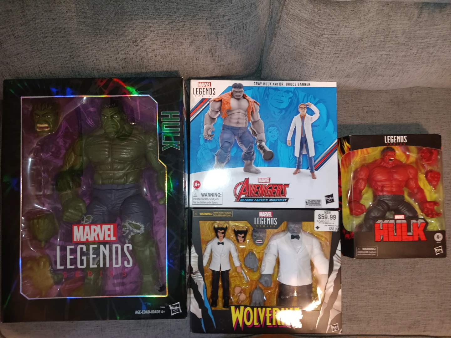 Marvel Select Planet Hulk & Red Hulk Action Figures