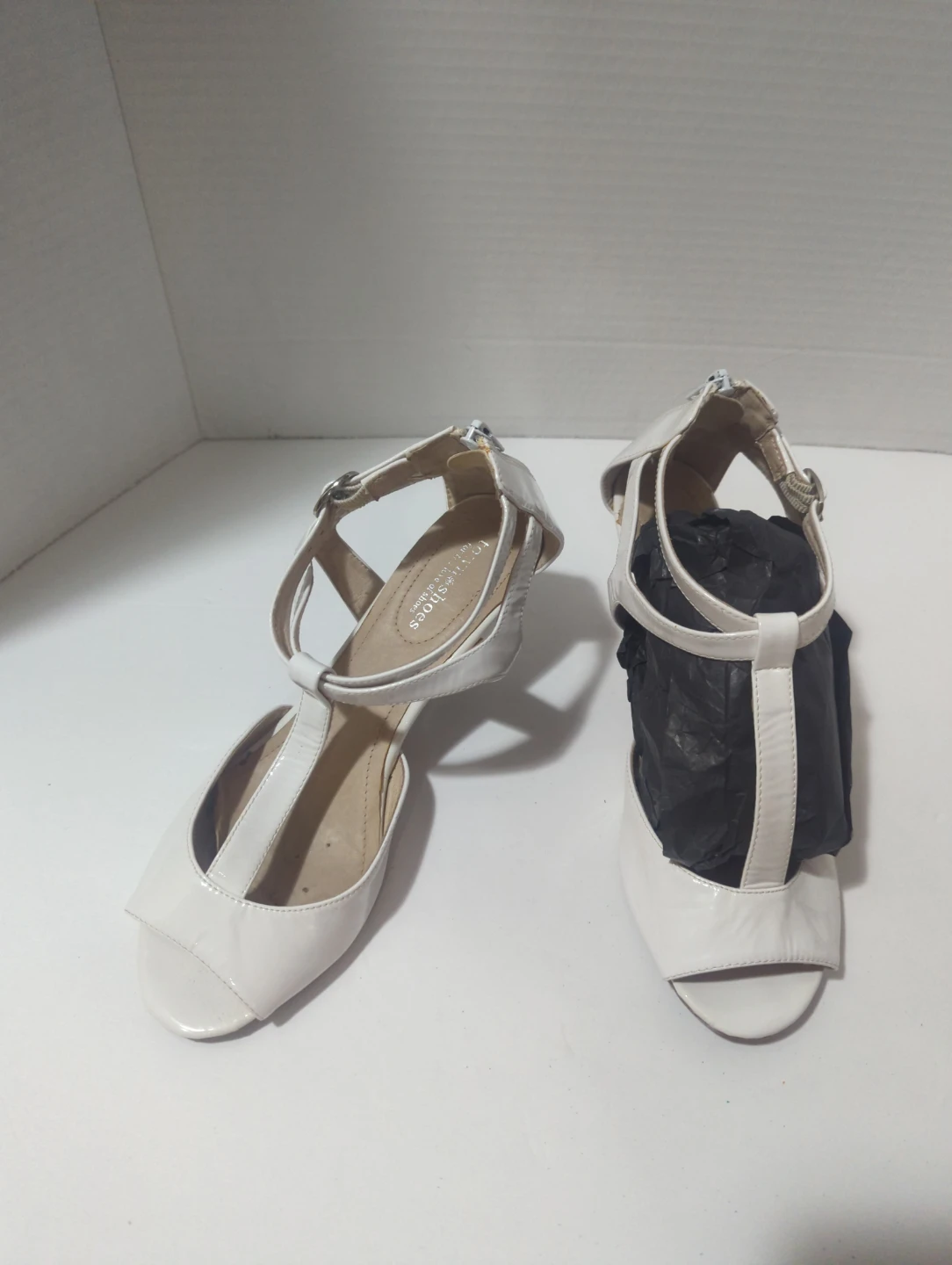 Town Shoes White Heels