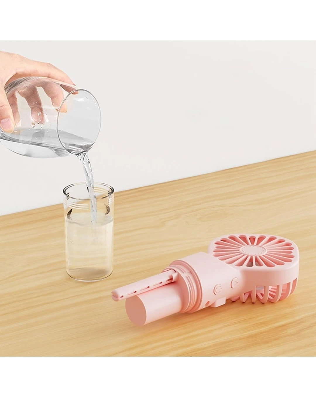 Upgraded Portable Fan Humidifier Cool Mist Frangance Diffuser - photo 2