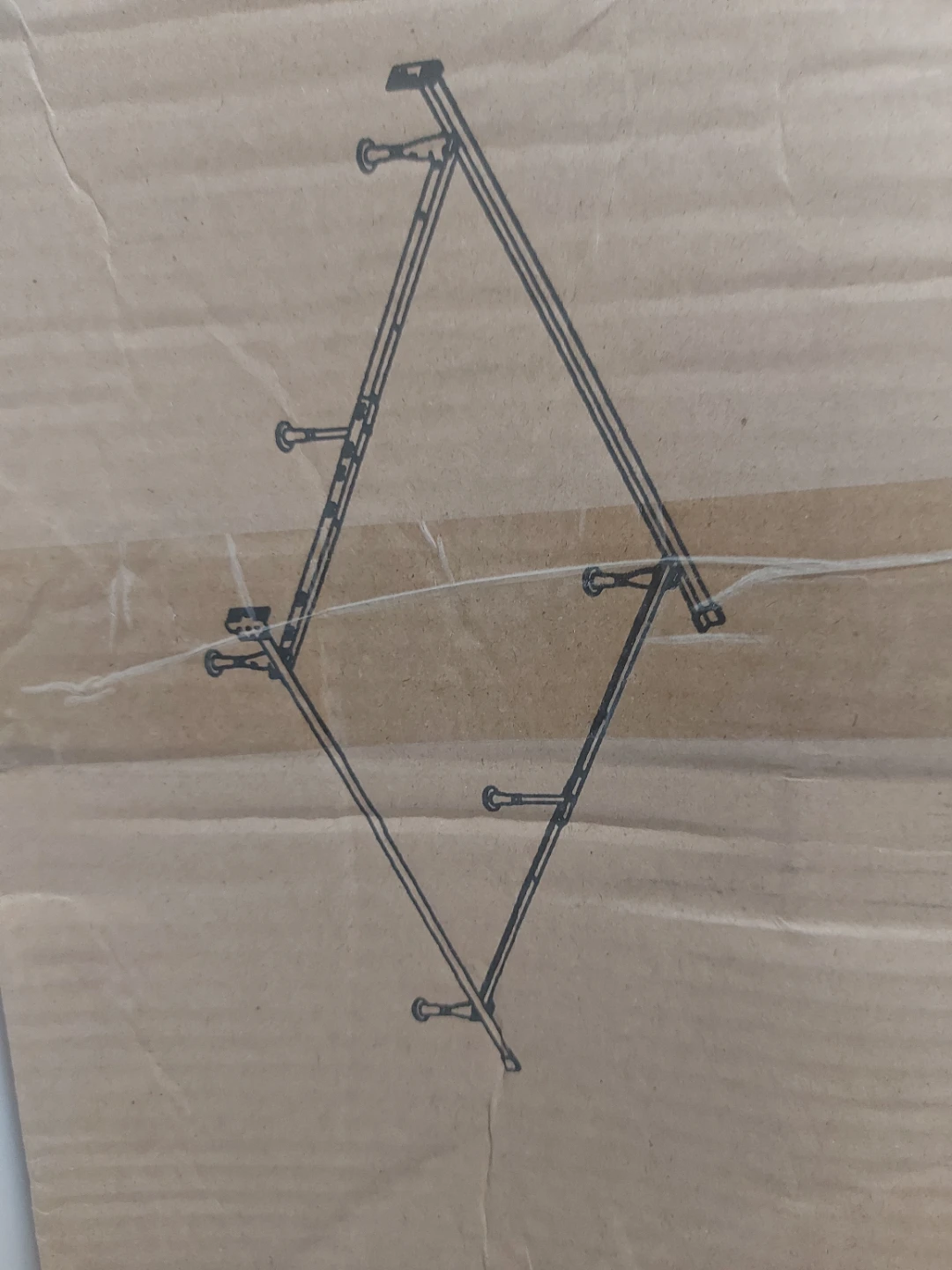 Metal double bed frame - photo 2