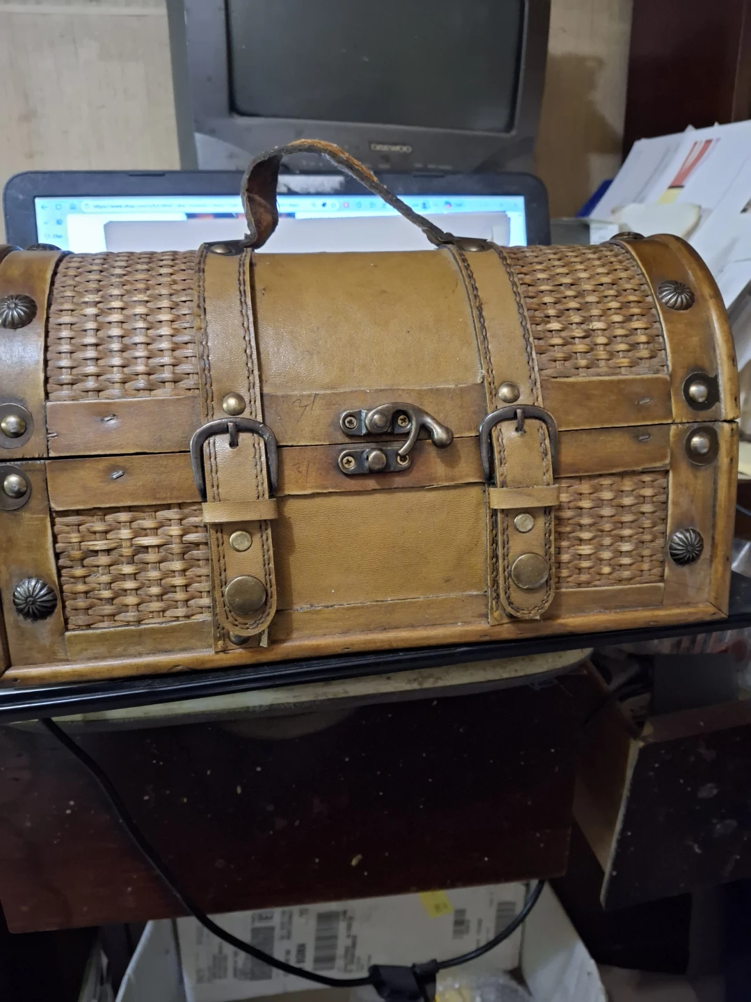 Wood Treasure Chest