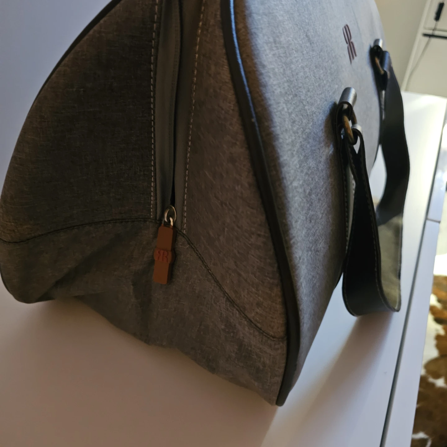 Brown and Black Duffle Bag with RR Monogram - photo 2