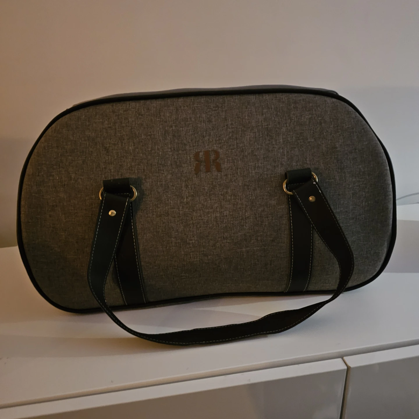 Brown and Black Duffle Bag with RR Monogram - photo 3