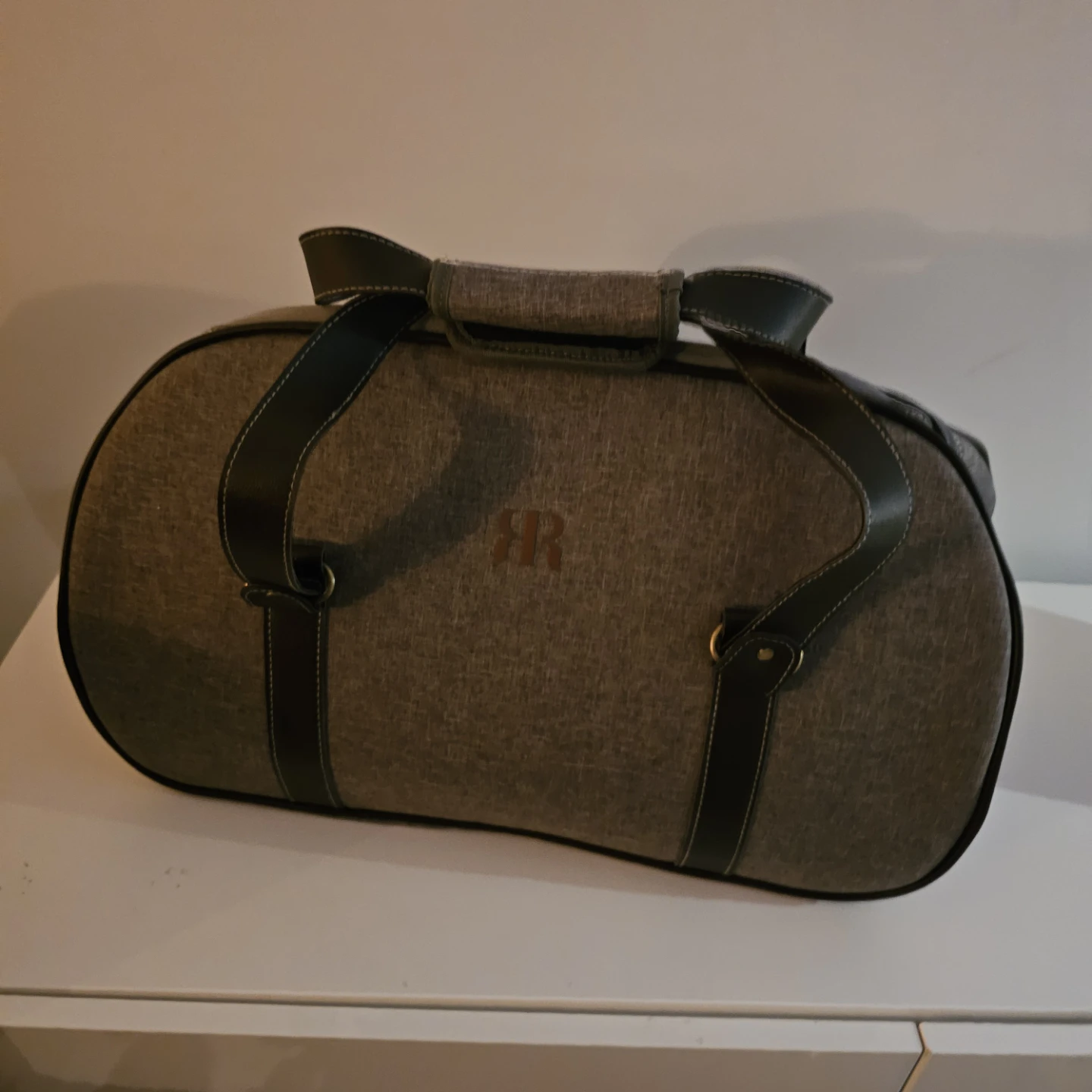 Brown and Black Duffle Bag with RR Monogram - photo 5